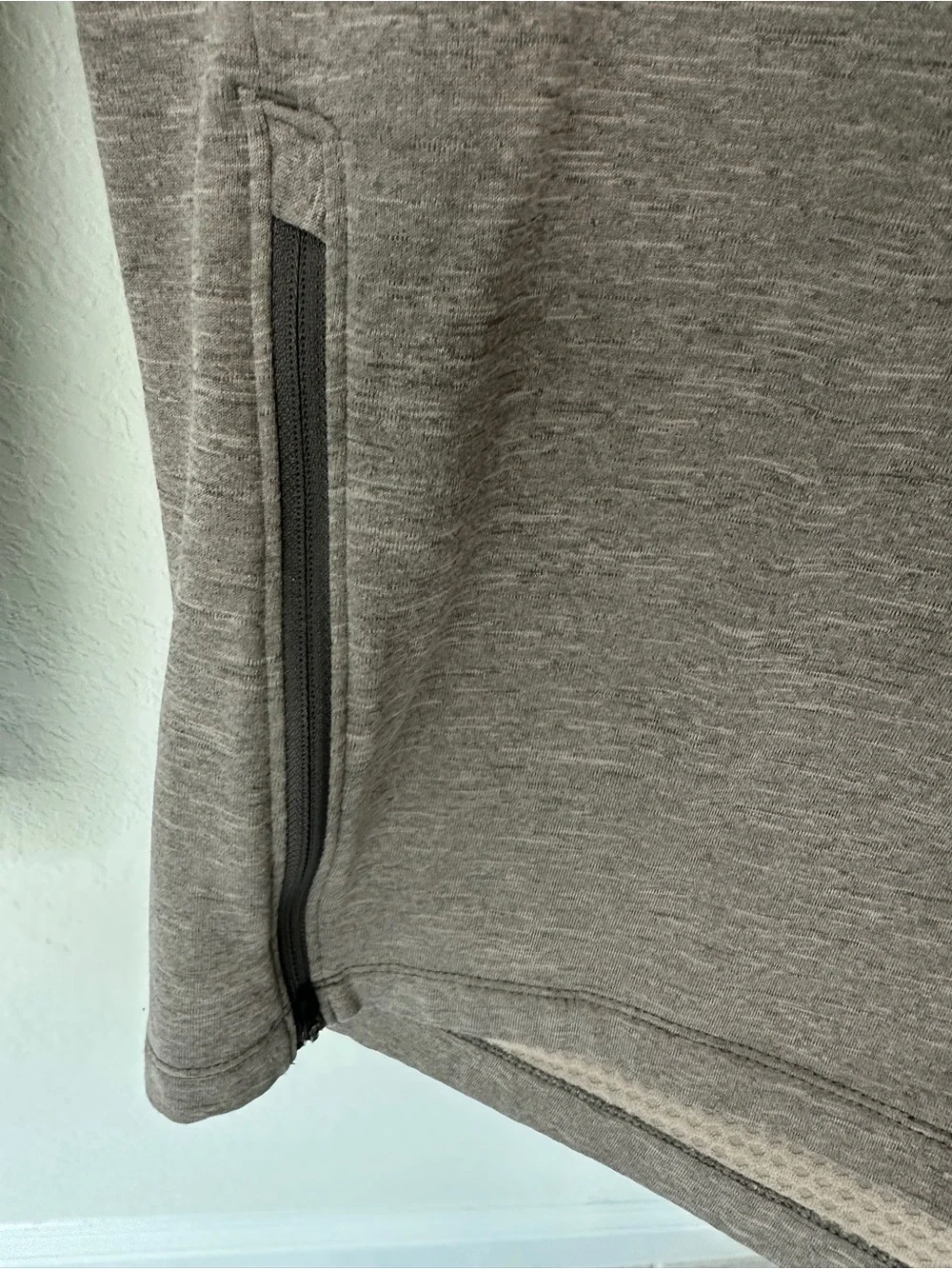 Nike Heathered Brown Hooded Long Sleeve Pullover